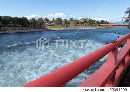 Scenery of Kyoto Uji River Scenery of Kyoto Uji River 96091999