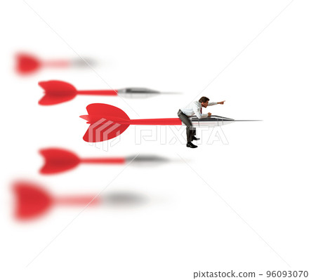 Business competition with darts Business competition with darts 96093070