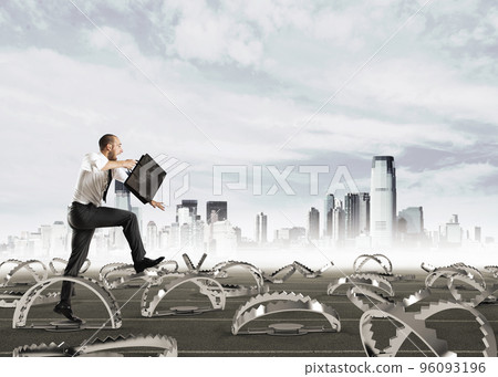 Man run in a thousand difficulties Man run in a thousand difficulties 96093196
