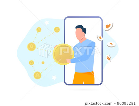 Affiliate marketing management, cost effective business solution. Profitable partnership, earn money with affiliate marketing referrals concept. Affiliate marketing management, cost effective business solution. Profitable partnership, earn money with affiliate marketing referrals concept. 96093281