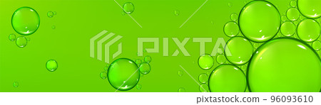 Water drops on green background, rain droplets Water drops on green background, rain droplets 96093610