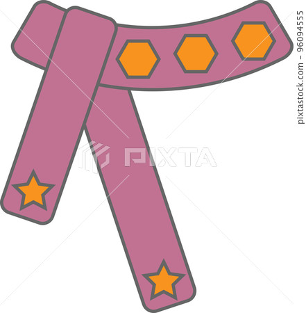 Scarf icon. Neckwear for cold weather. Clothes and accessories, scarf symbol Scarf icon. Neckwear for cold weather. Clothes and accessories, scarf symbol 96094555