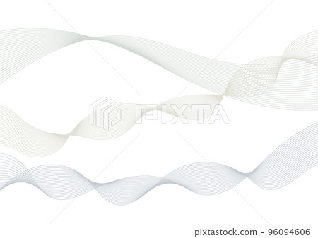 Background material Smooth and modern curve design vector like a soothing ribbon 96094606