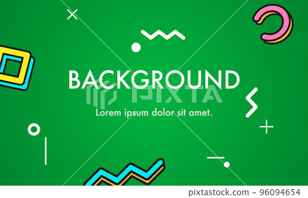 Abstract colourful geometric shape combination background design, Modern geometric background 96094654