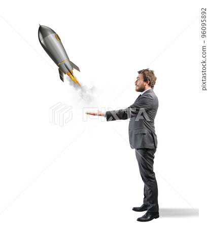 Startup of a new company. Concept of new business 96095892