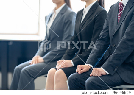 Interview, job hunting, university student Interview, job hunting, university student 96096609