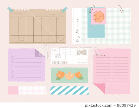 Notepad Illustration 30 Notepad Illustration 30 96097429