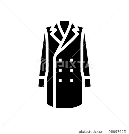 paletot outerwear male glyph icon vector illustration paletot outerwear male glyph icon vector illustration 96097625