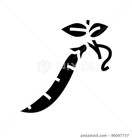peas green glyph icon vector illustration 96097737