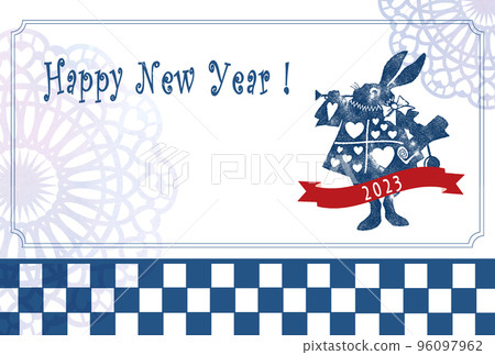 cute new year's card 96097962