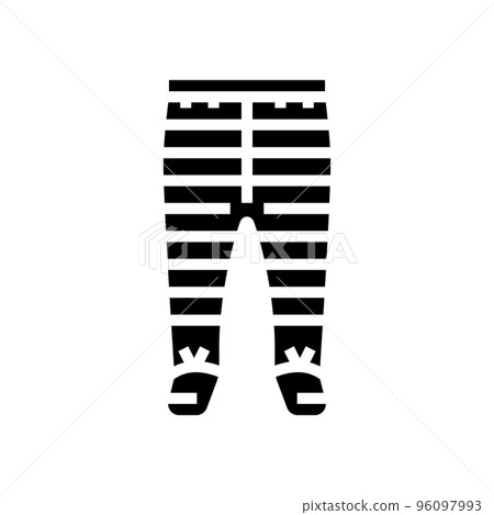 footie pants baby cloth glyph icon vector illustration footie pants baby cloth glyph icon vector illustration 96097993