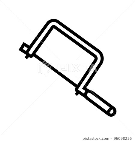 coping saw line icon vector illustration coping saw line icon vector illustration 96098236