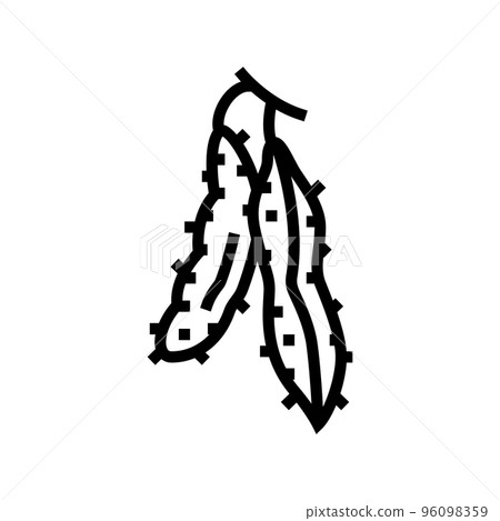 soy dry line icon vector illustration soy dry line icon vector illustration 96098359