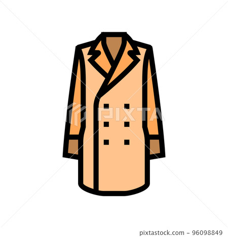 paletot outerwear male color icon vector illustration paletot outerwear male color icon vector illustration 96098849
