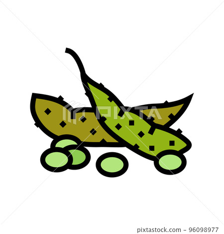 soy plant color icon vector illustration soy plant color icon vector illustration 96098977