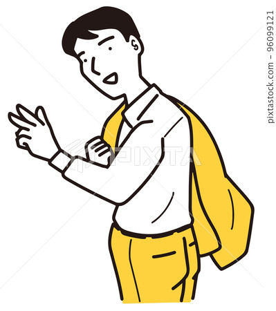 businessman saying goodbye businessman saying goodbye 96099121