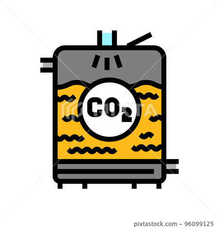carbonation beer production color icon vector illustration carbonation beer production color icon vector illustration 96099125