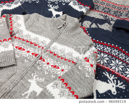 Various kids warm Christmas wool cardigans 96099319