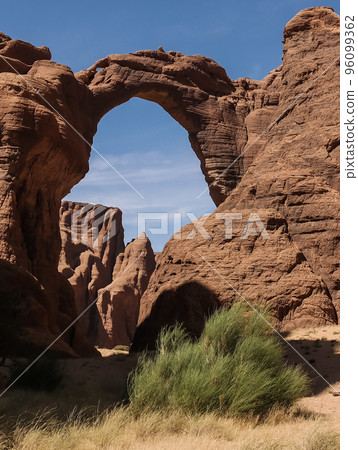 Abstract Rock formation at plateau Ennedi aka Aloba arch in Chad Abstract Rock formation at plateau Ennedi aka Aloba arch in Chad 96099362