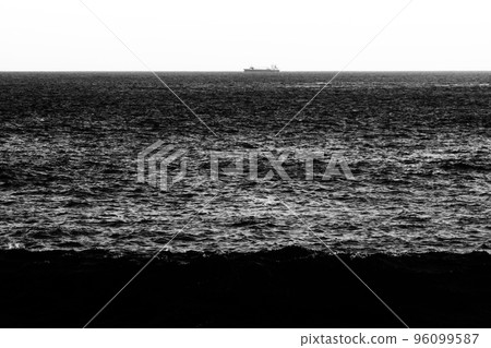 Black and white sea material background wallpaper decoration background Black and white sea material background wallpaper decoration background 96099587