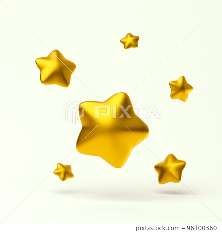 Rang stars simple gold icons 3d illustration on light pastel background for rang, rating, achievements. Minimal concept. 3d rendering isolated. Rang stars simple gold icons 3d illustration on light pastel background for rang, rating, achievements. Minimal concept. 3d rendering isolated. 96100360