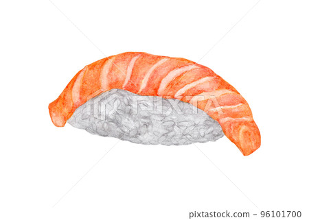Sushi. Watercolor illustration. Sushi. Watercolor illustration. 96101700
