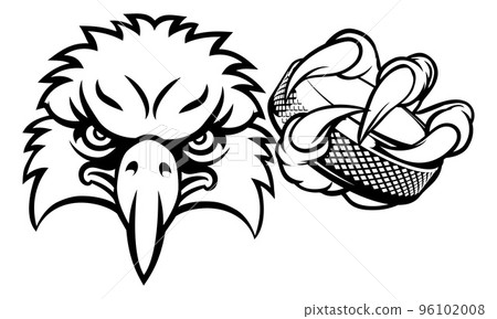Eagle Ice Hockey Player Animal Sports Mascot Eagle Ice Hockey Player Animal Sports Mascot 96102008
