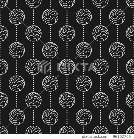 Geometrical pattern with spheres, vertical lines - Stock Illustration  [96102706] - PIXTA