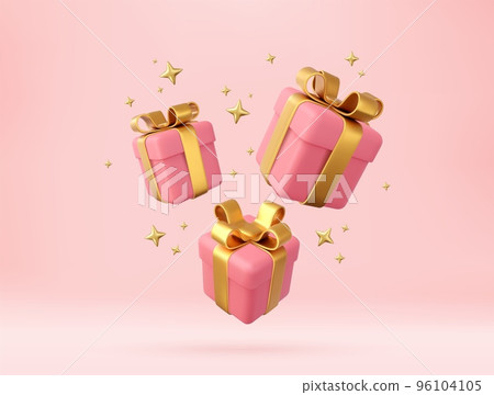 3d white gift boxes 96104105