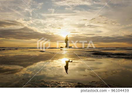 天神崎黃昏的倒影 天神崎黃昏的倒影 96104439