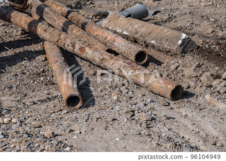 Buried objects removed during civil engineering work Buried objects removed during civil engineering work 96104949