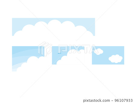 Blue sky and cloud decoration Blue sky and cloud decoration 96107933