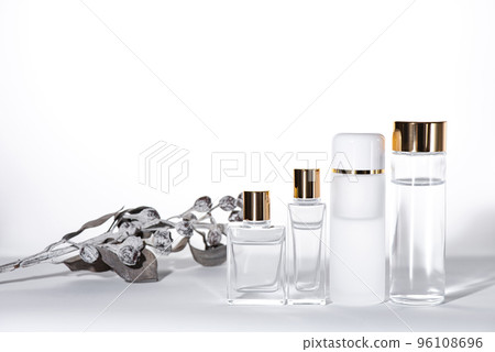 用於護膚化妝品和乾花的玻璃化妝品瓶照片 96108696