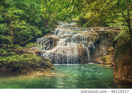 Waterfall in Thailand. 96110017
