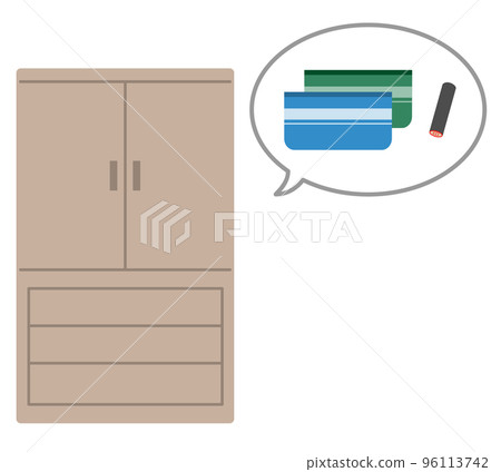 將印章和存摺存放在壁櫥中 將印章和存摺存放在壁櫥中 96113742