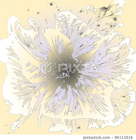 Graphic illustration, floral theme, nature, stylistic processing of the artist's drawing. Graphic illustration, floral theme, nature, stylistic processing of the artist's drawing. 96113816