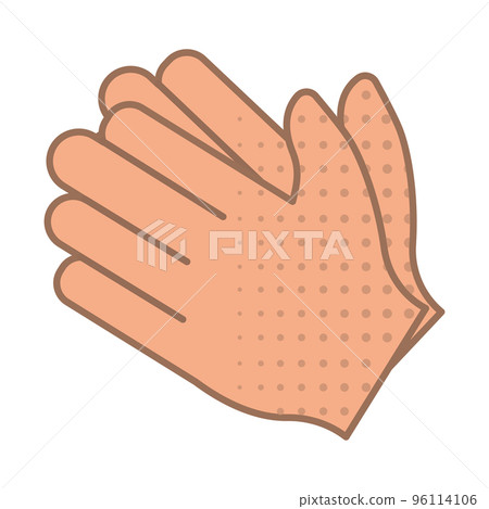 Isolated colored hand gesture icon Flat design Vector 96114106