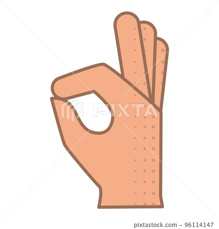 Isolated colored hand gesture icon Flat design Vector Isolated colored hand gesture icon Flat design Vector 96114147