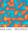 Abstract data heat map. Vector technology background. 96114523