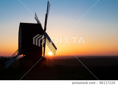 Traditional Windmill at Sunset Traditional Windmill at Sunset 96117220