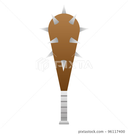 Isolated mace weapon medieval icon Vector 96117400