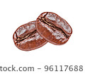 Coffee beans isolated 96117688