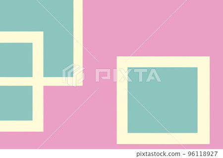 Pop and simple square pattern illustration pink Pop and simple square pattern illustration pink 96118927