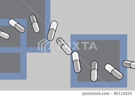 Side effects of medicine Danger of medicine Illustration Side effects of medicine Danger of medicine Illustration 96118929