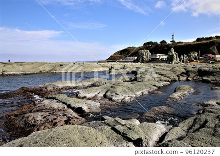 青森縣深浦町千疊敷海灘 青森縣深浦町千疊敷海灘 96120237