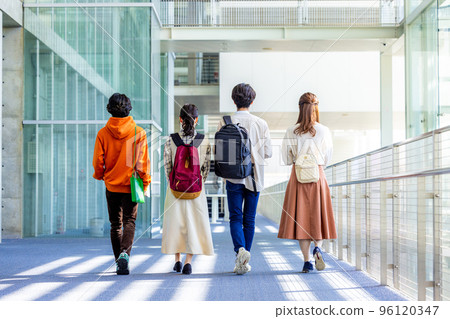 male and female college students male and female college students 96120347