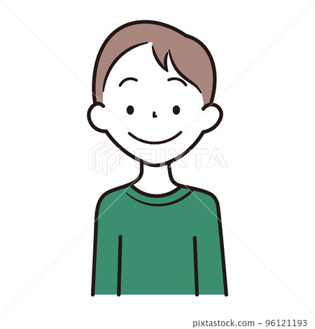 Asian man illustration material - Stock Illustration [96121193] - PIXTA