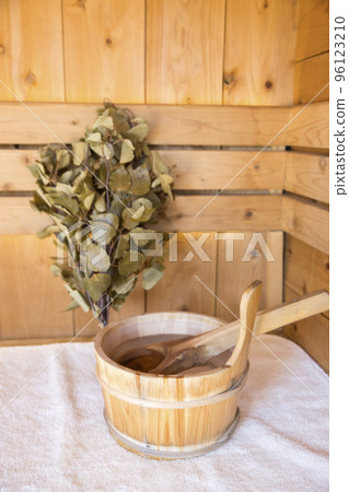 Sauna tub and vihta placed in the sauna 96123210