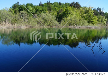 普利特維採湖群國家公園,克羅地亞湖表面 普利特維採湖群國家公園,克羅地亞湖表面 96123424