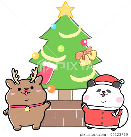 Yurukawa Panda Santa and Christmas Tree Yurukawa Panda Santa and Christmas Tree 96123719